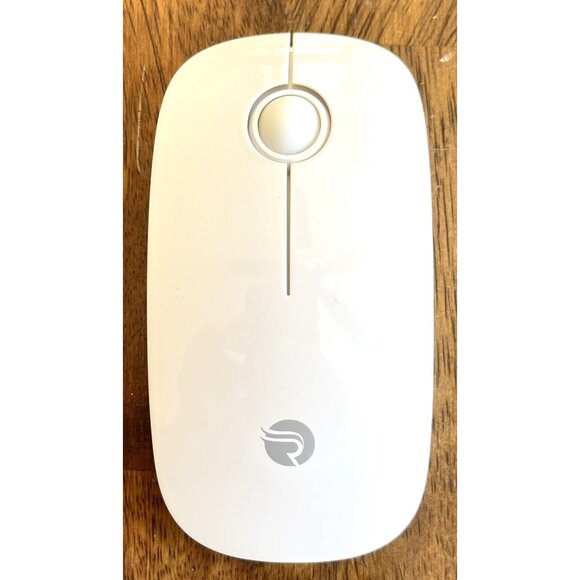 Rapique R306 Bluetooth Wireless Mouse For MacBook White 2.4G+BT5.0 Silent Design - Picture 1 of 15